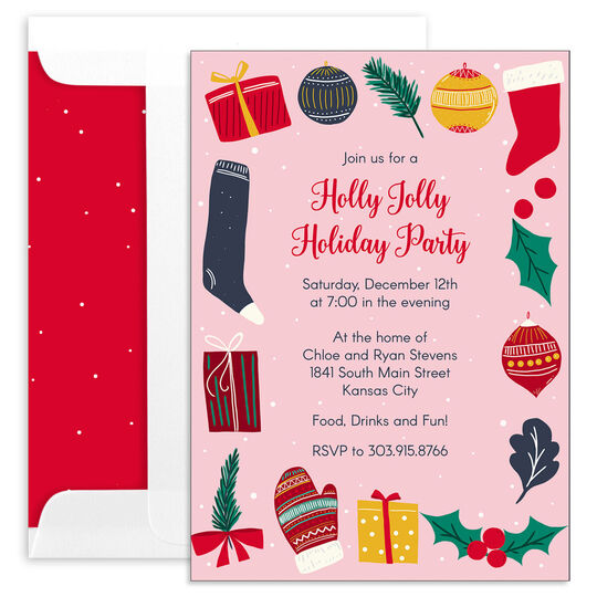 Christmas Memories Invitations